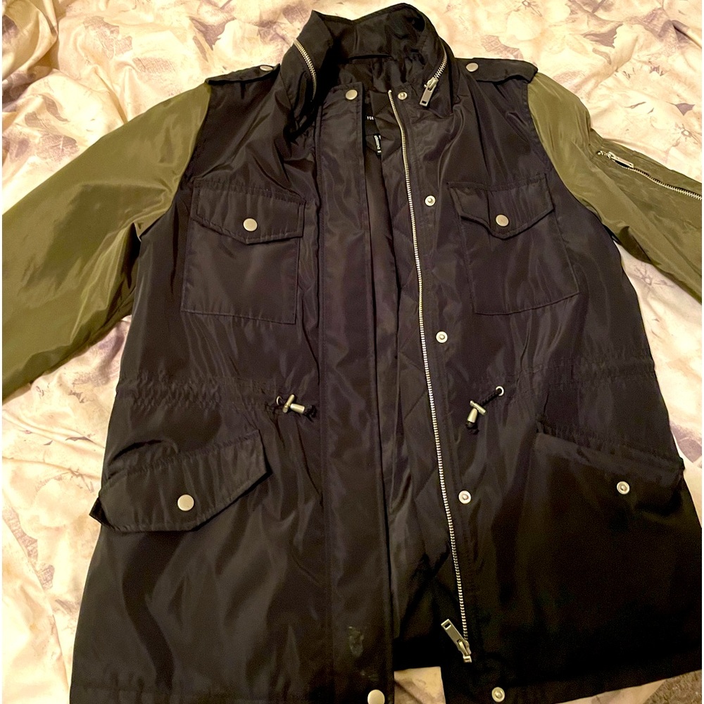 Olive Green/Black Jacket